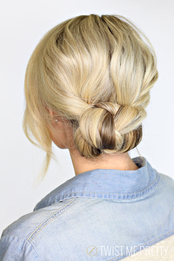 cute braided bun