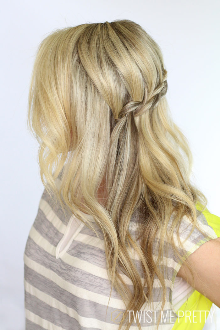how to waterfall braid