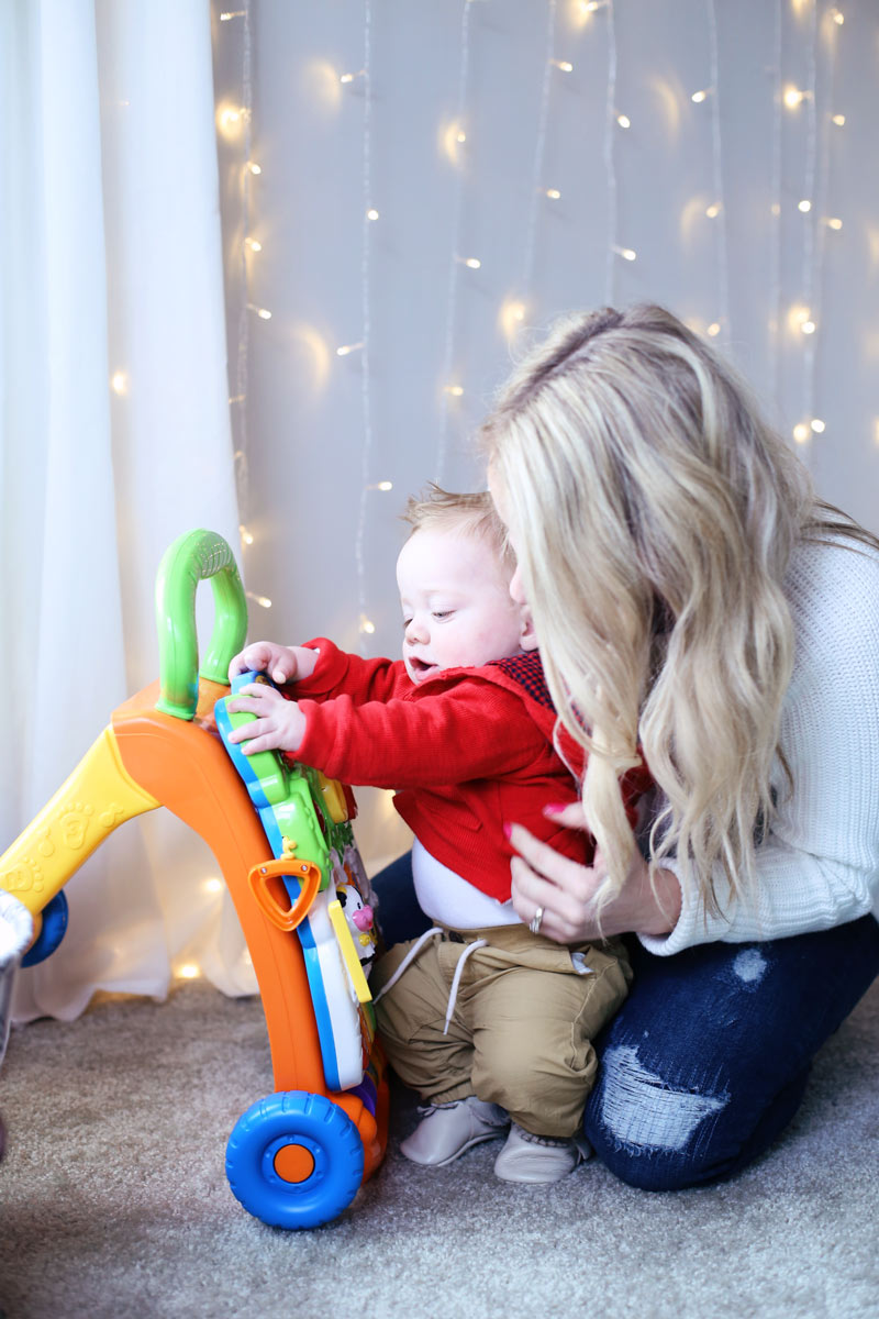 Abby plays with her baby boy. Twist Me Pretty. 5 ways to self-love
