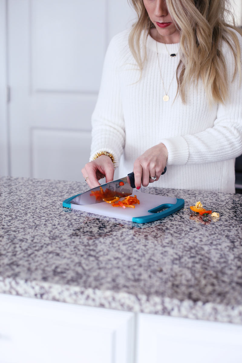 Healthy peppers for dinner. Twist Me Pretty. 5 ways to self-love