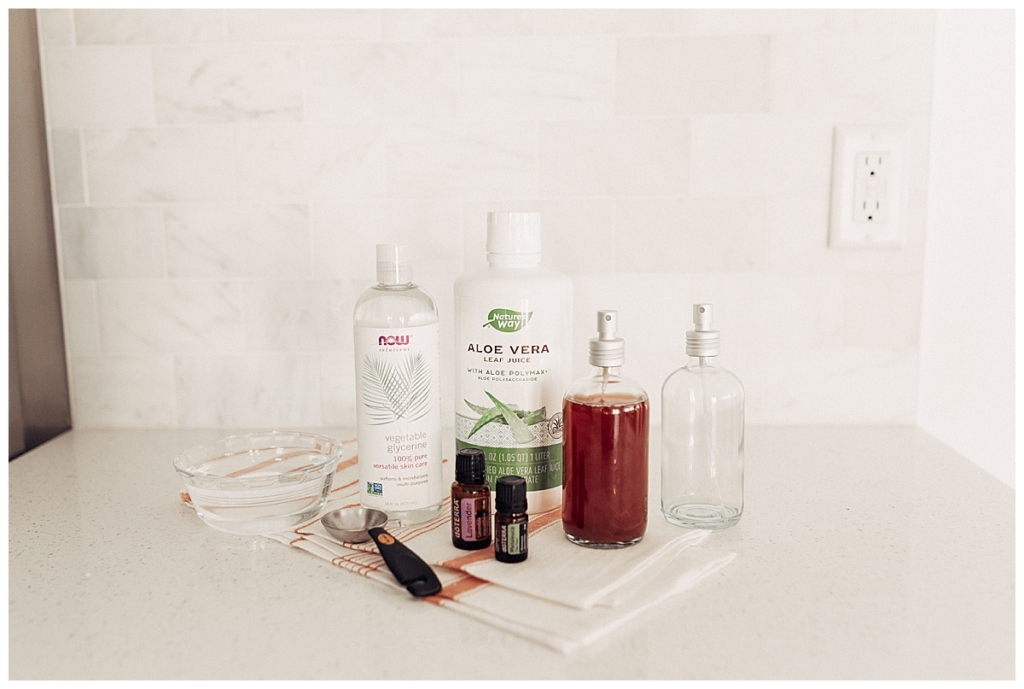 Smooth and Shine Spray DIY for your hair a step by step tutorial for twistmepretty.com