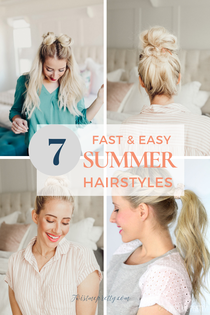 Love these 7 hairstyles that are perfect for summer from twistmepretty.com