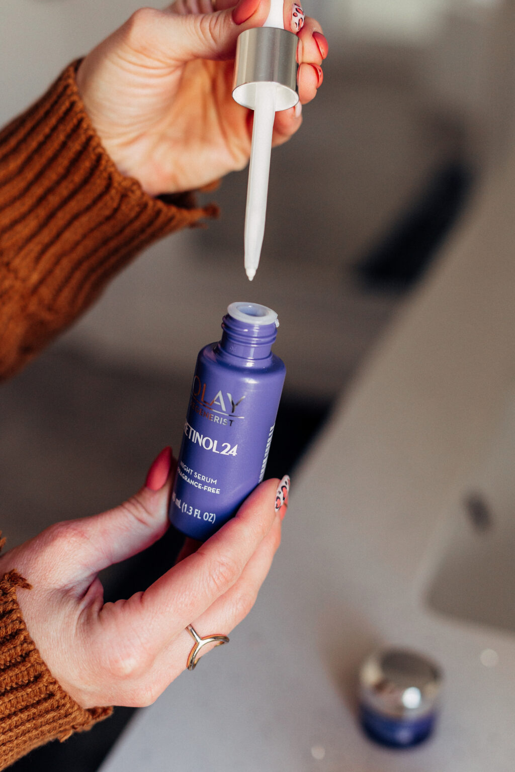 retinol is, it's vitamin A that is meant to enrich your skin as you age.