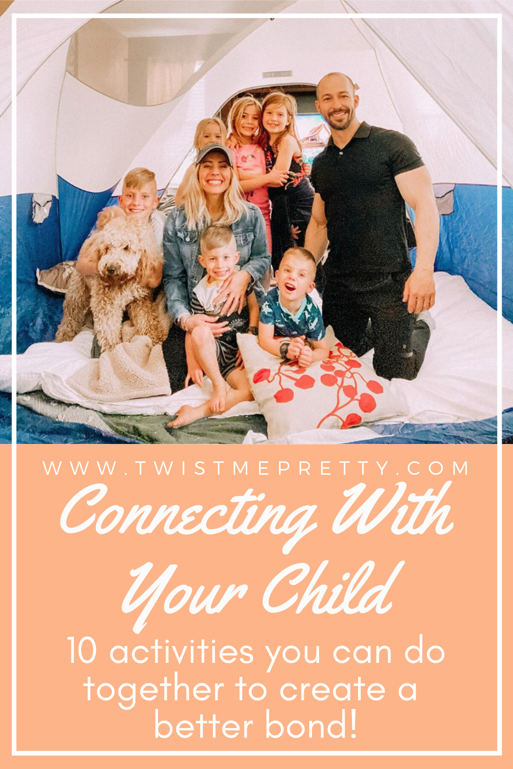 Connecting with your child. 10 activities you can do together to create a better bond! www.twistmepretty.com