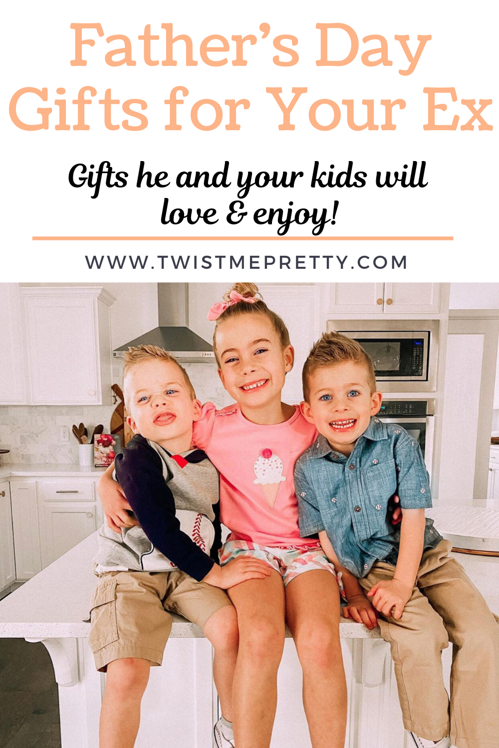 Father's Day Gifts that your Ex and your kids will love and enjoy. www.twistmepretty.com